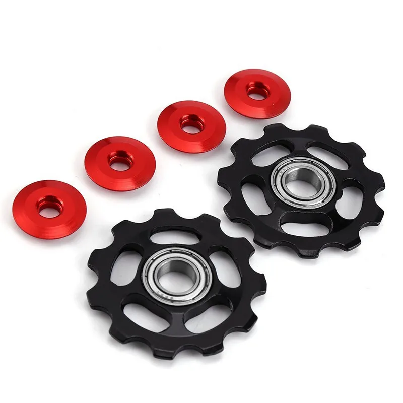 1 шт. Jockey Wheel 5 мм 11 зуб MTB керамические алюминиевые улучшенные RS подшипник шкив