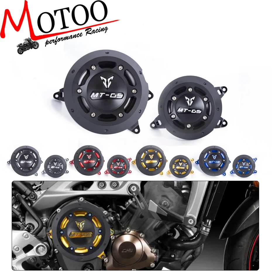

Motoo - NEW Engine Guard Protector Engine Guard Case Slider Cover Protector Set For YAMAHA MT-09 MT09 tracer 2014-2018
