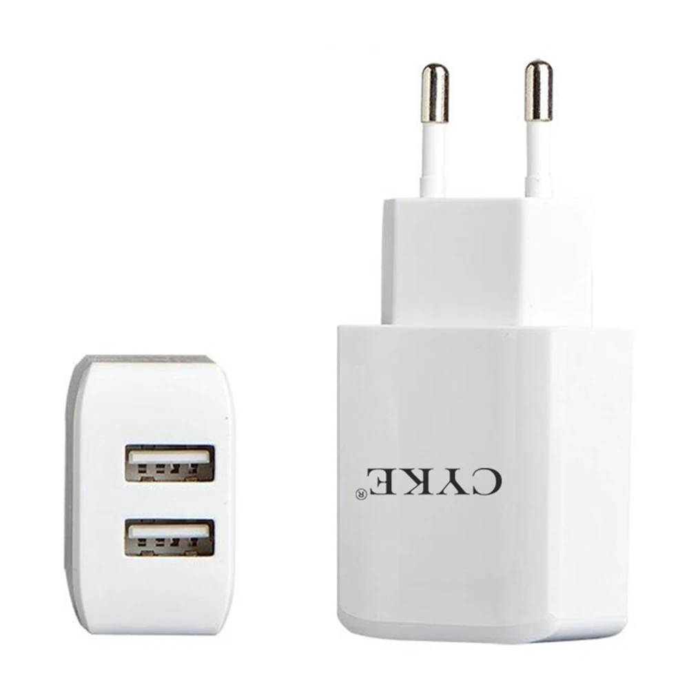 Новый CYKE 5V2A USB два порта Qi быстрое зарядное устройство умный зарядный адаптер EU/US