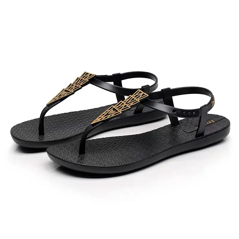 

Women Sandals Flip Flops 2019 New Summer Fashion Rome Slip-On Breathable Non-slip Shoes Woman Slides Solid Casual Female