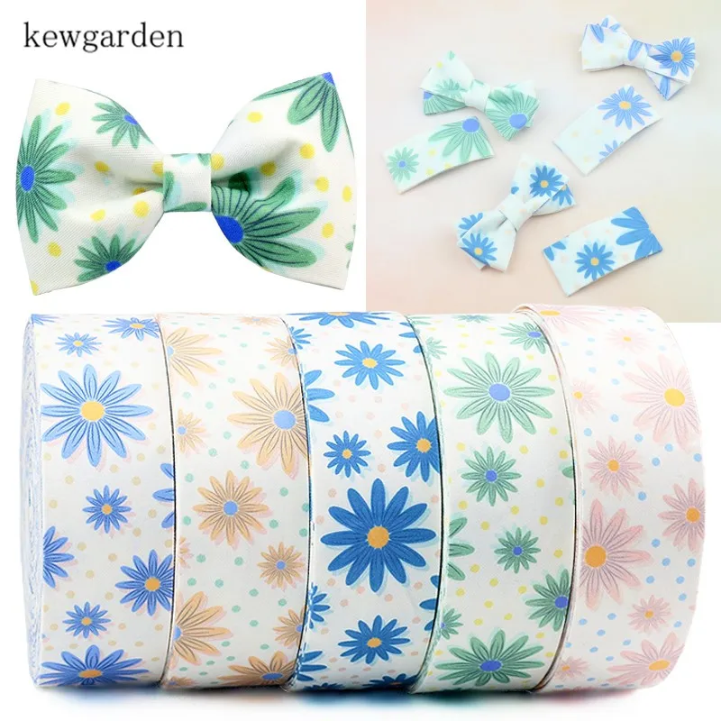 Kewgarden хризантемы с цветочным узором ткани для ношения слоями ленты 2 &quot1&quot 3/8