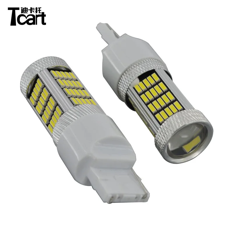 Светодиодные лампы Tcart H16 2 шт. 12 В 19 Вт супер белое основание для фар автомобиля 6000K