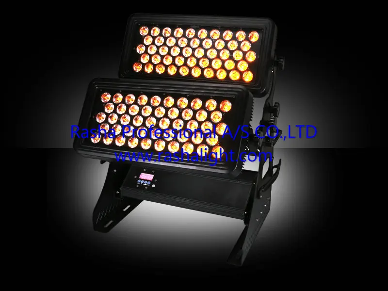 RPAS Hex96 IP65 Waterproof 96pcs*18W 6in1 RGBAW UV LED City Color Light,Outdoor LED Wall Washer Light For Outdoor Event Project