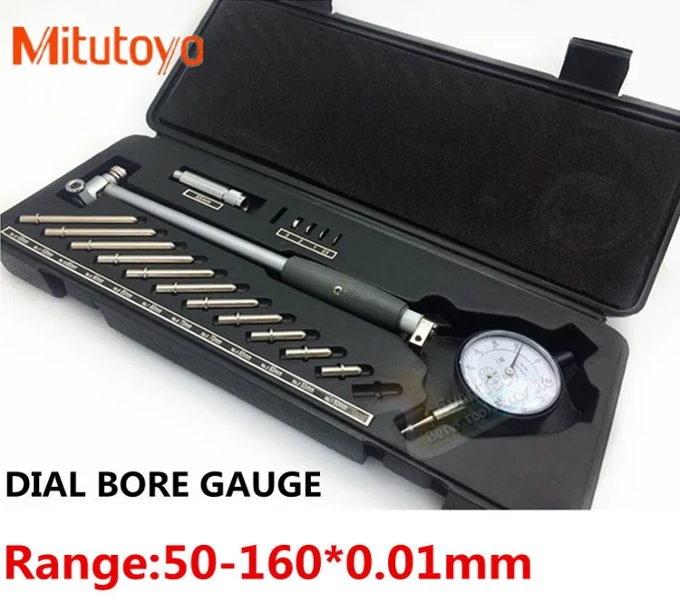 Mitutoyo dial bore gauge 50 160/0.01mm bore dial indicator center ring
