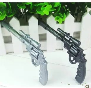 10 pcs/lot Cute Kawaii Weapon style Revolver Ballpoint Pens Lovely Ball Pen Korean Stationery Creative Gift Free shipping 120