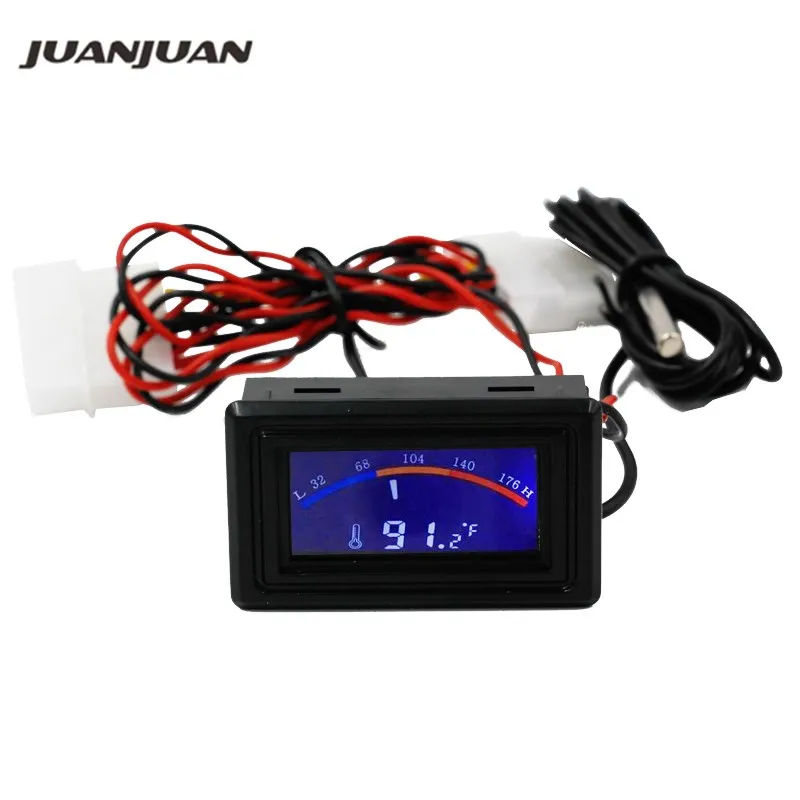

Digital LCD Pointer Thermometer -50-110C C/F for Computer Case Car Water Temperature Meter DC 5-25V Gauge 40% off