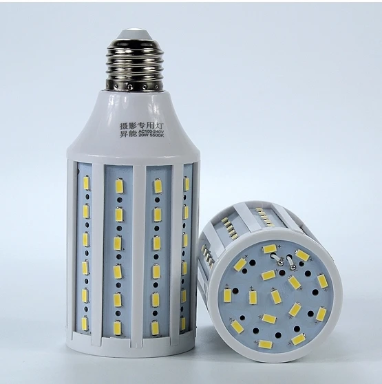 

20W 5500K 185-245V LED Corn Light Photo Studio Bulb Photography Daylight Lamp photographic light Led