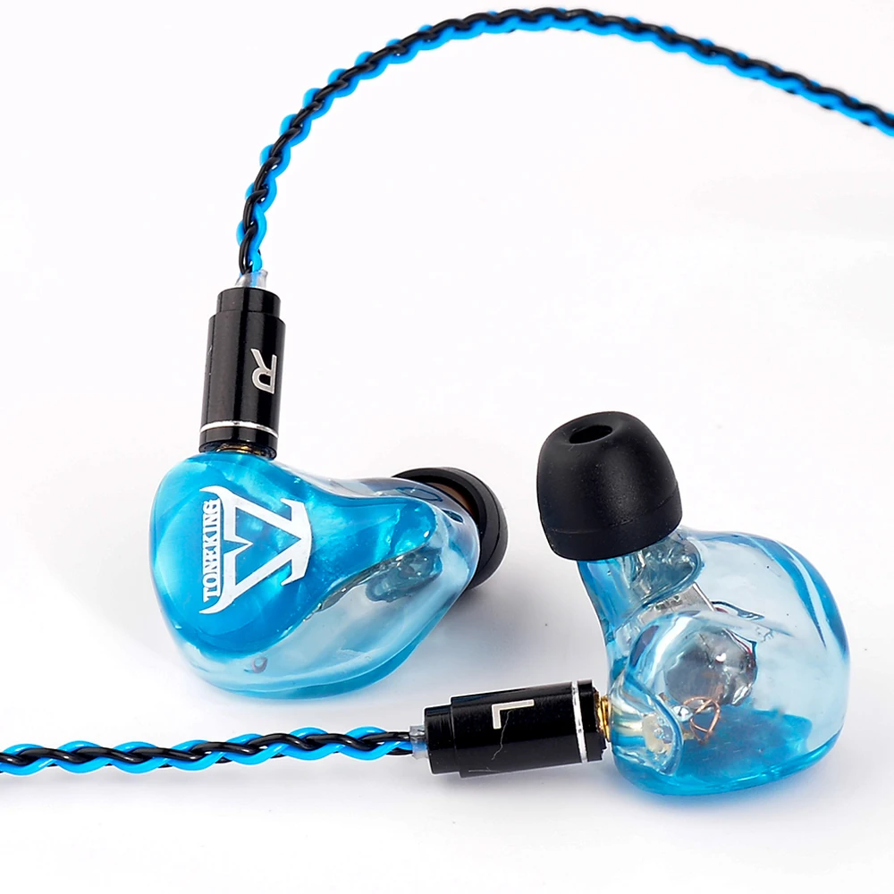 TONEKING T4 в ухо наушник 4 уравновешенного якоря 4BA Hi Fi монитор DJ Studio стерео наушники W/