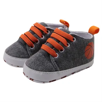 

Baby Boys Girls Cross-tied Solid Shoes Cute Printing Soft Sole Anti-slip Shoes Sneakers Casual First Walker