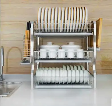 

Punch-free kitchen shelves wall space aluminum cutter rack supplies multi-function chopping block hook knife holder knife 02