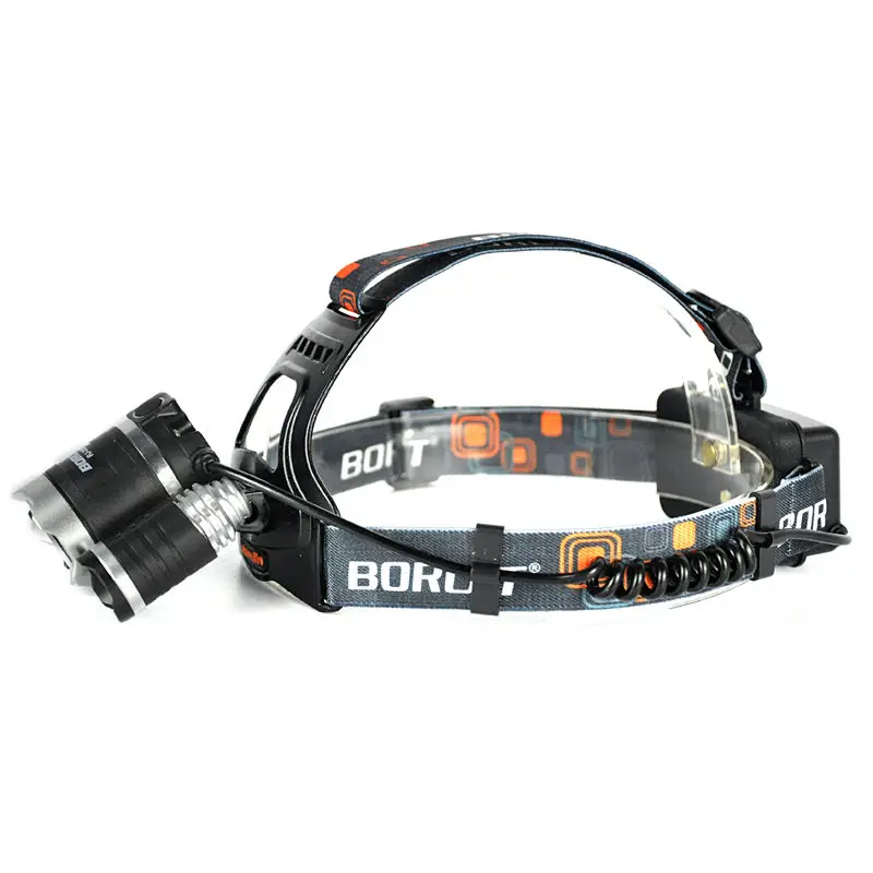 Boruit RJ-3000 3LED Headlamp headlight High Lumens (1)