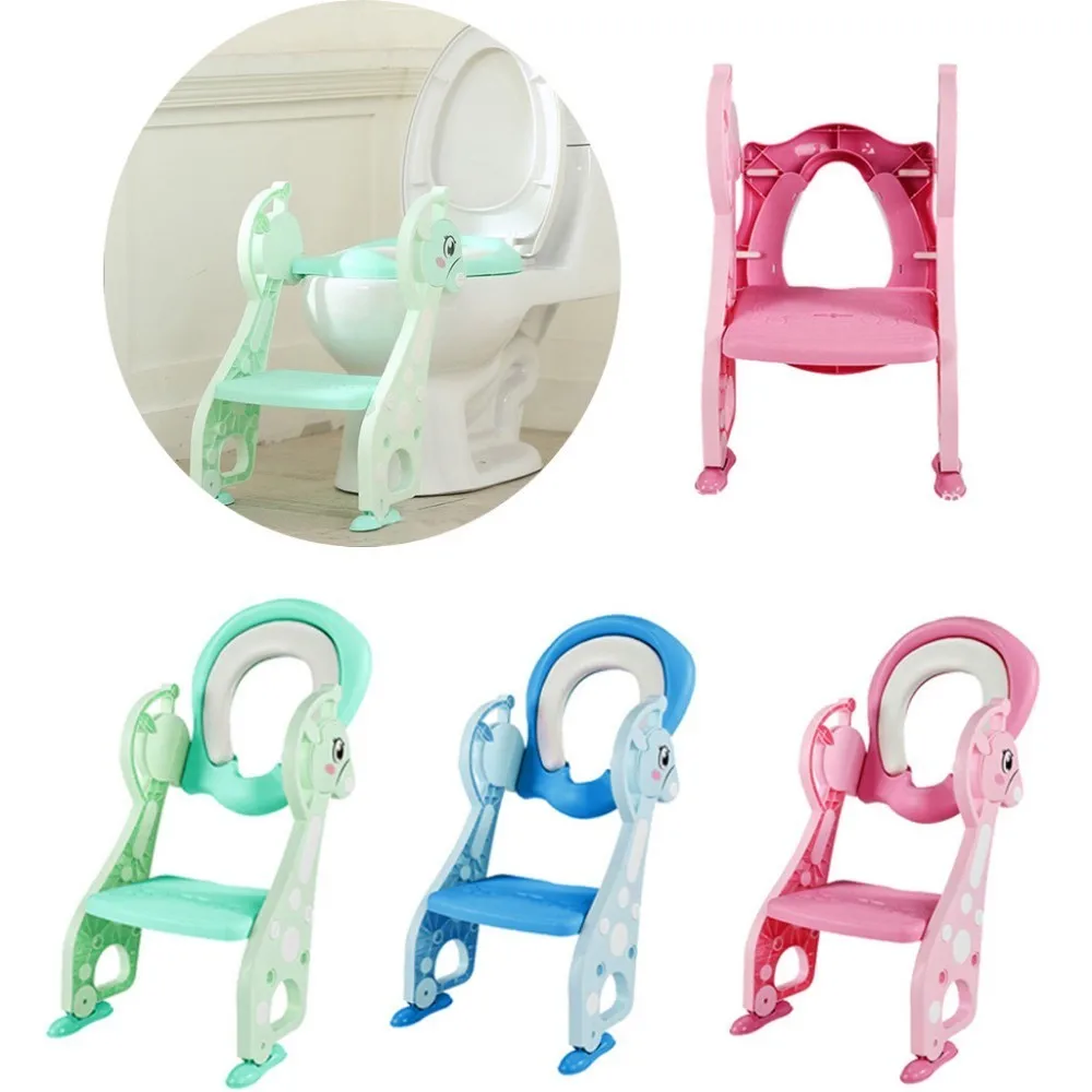 

Baby Potty Training Adjustable Ladder Potty Infant Kids Folding Safety Child Seats Urinal Toilet Trainer Seat Pot For Children