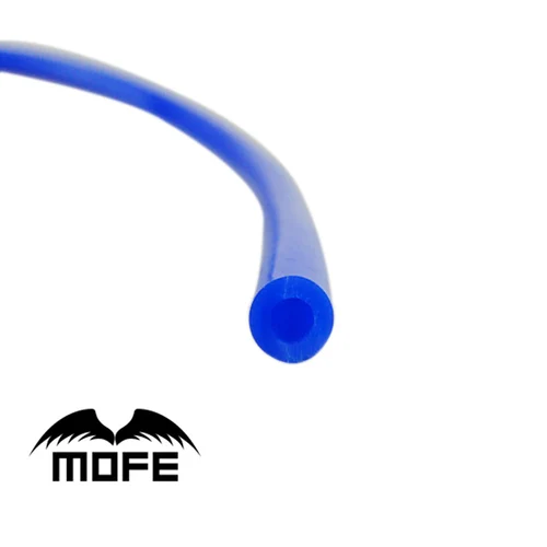 MOFE 범용 실리콘 진공관 호스, 실리콘 튜브, 블루, 블랙, 레드, 옐로우, 자동차 액세서리, 1M, 3mm, 4mm, 6mm, 8mm 3