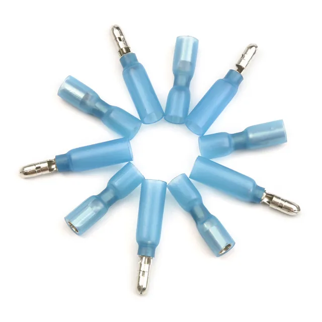 100/300Pcs Waterproof Wire Shrinkable Bullet Connectors 3 Sizes Heat