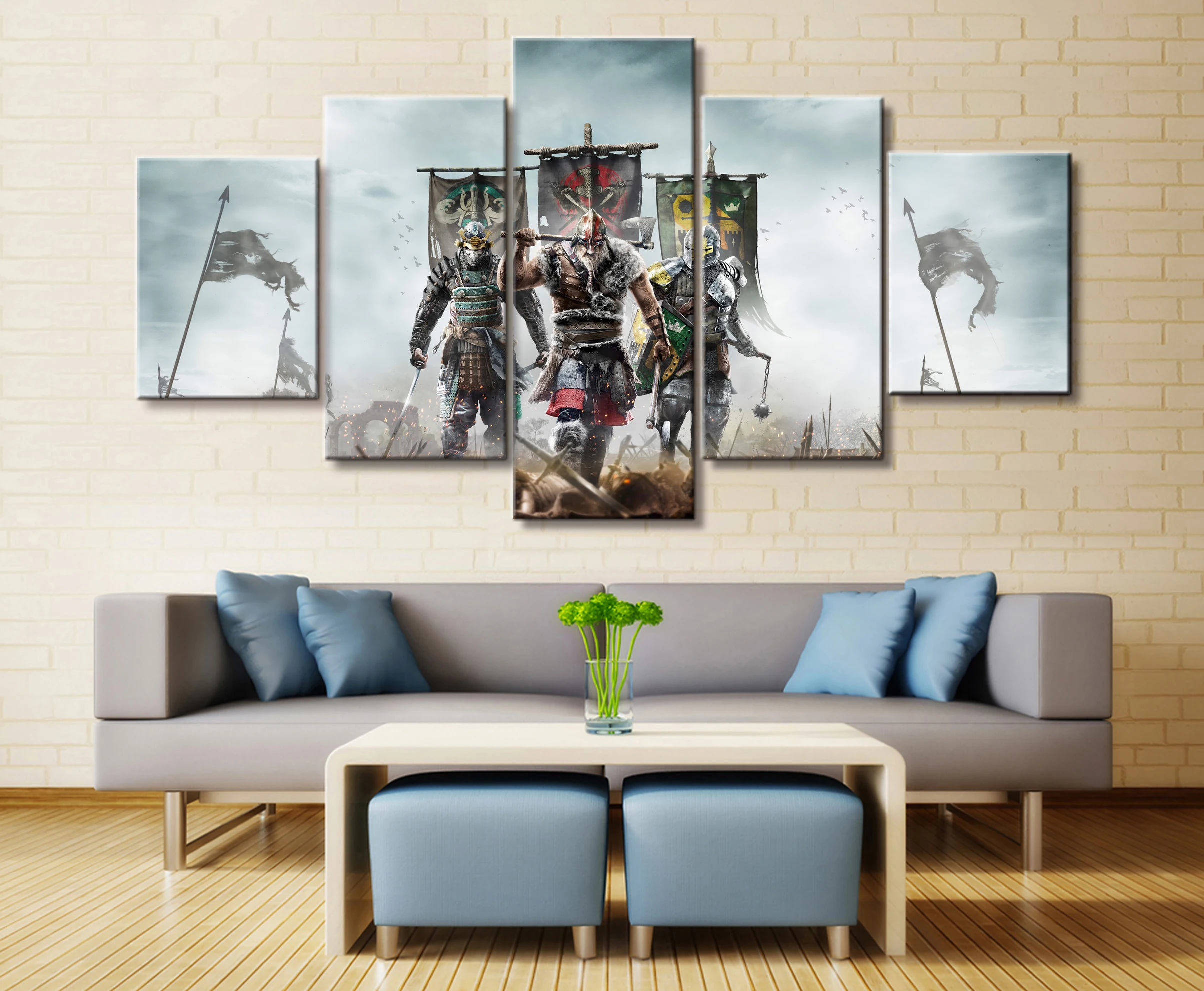 Wall Art Poster Painting Modular Pictures For Living Room Decorative Pictures Canvas Printed 5 Panel My Hero Academia Animation