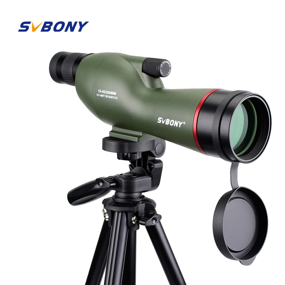 SVBONY 15 45x60mm SV19 Spotting Scope Straight 180' Waterproof Archery