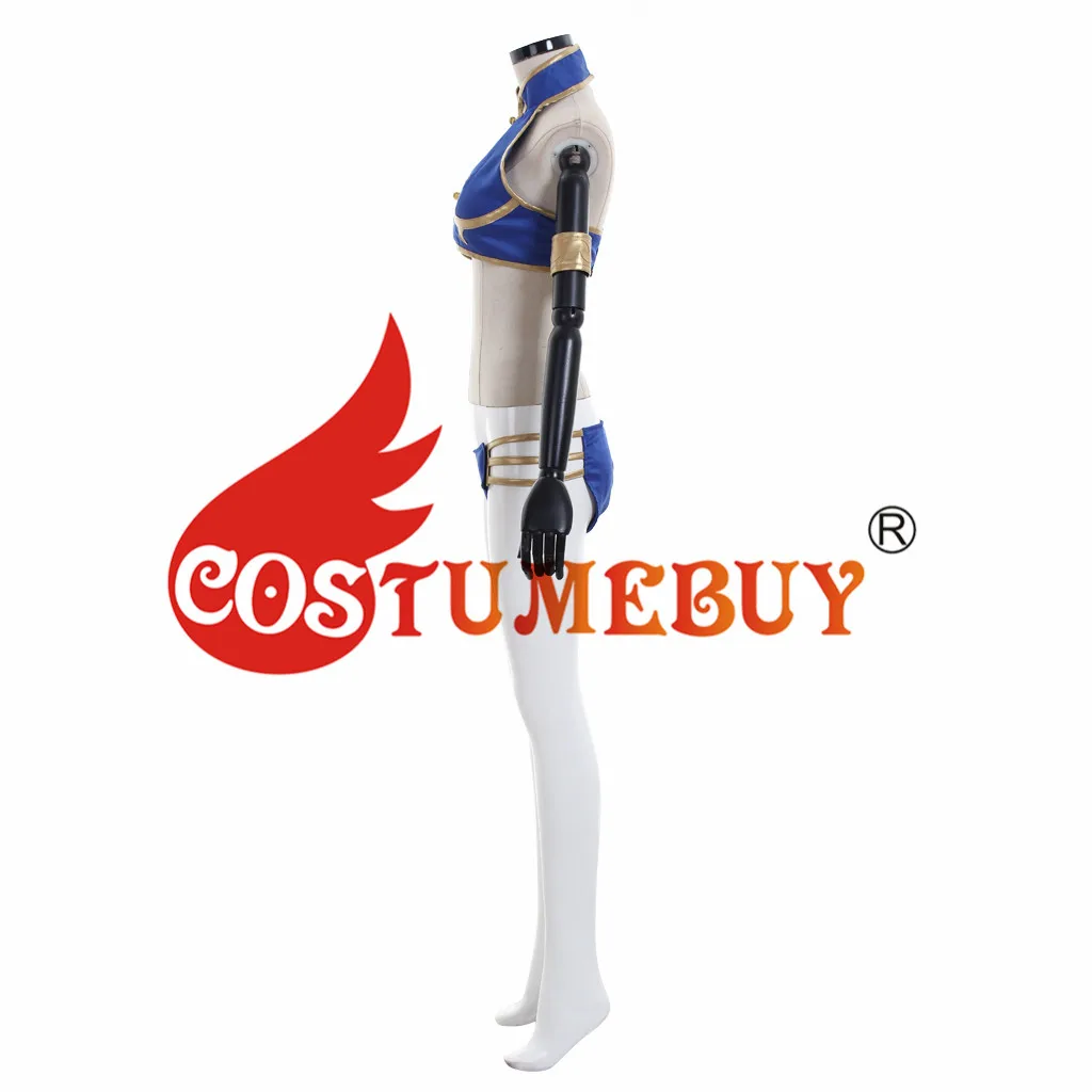 CostumeBuy игры Chun-Li Косплей Костюм для взрослых женщин девочек Хэллоуин сексуальный костюм L920