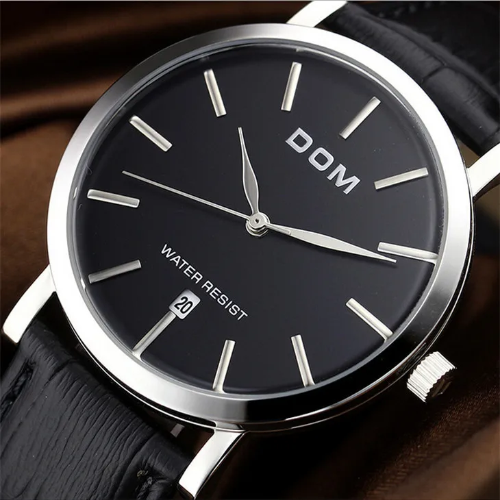 2016 Watches Men Luxury Top Brand DOM New Fashion Men s Quartz Watch Male Wristwatch relogio