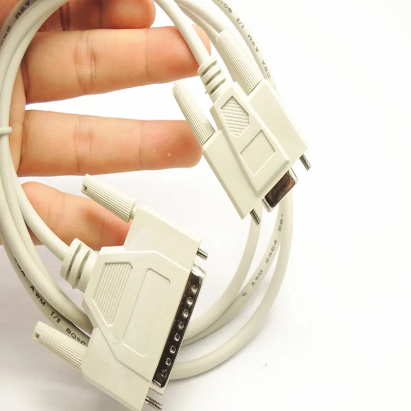 

2pcs 1.5M DB9 Serial-to-parallel Data Line 9 Hole Connector To 25 Pin For Computer Connecting Receipt Printer
