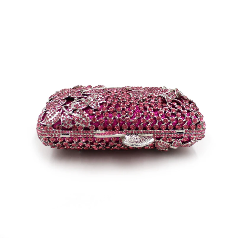 De Mariage Diamant Femmes Partie À Bags bags Dames Fleur Cristal Embrayages e0091 Coloré Sacs Main Femelle 2017 bags Soirée Nouveau Arrivent Smyzh bags Sac 4wqpp067