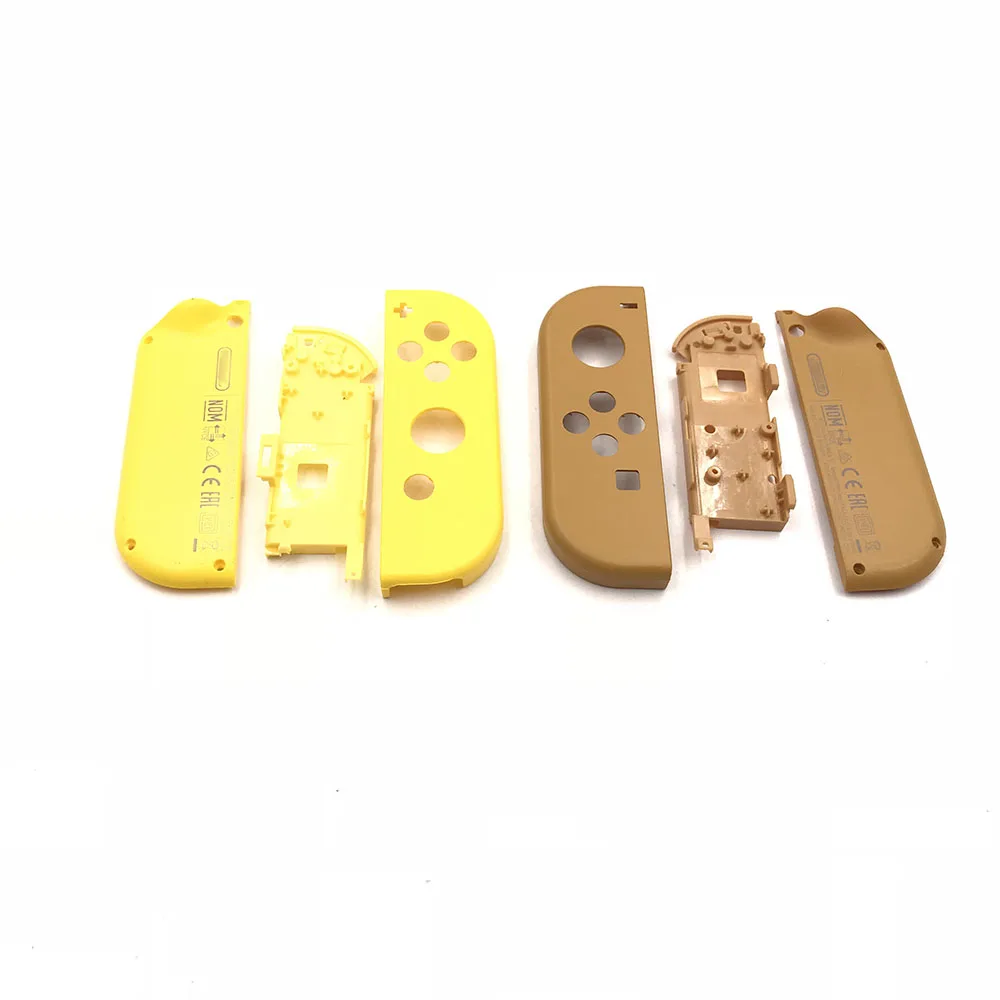 Желтый для Let's Go Edition пластиковый правый левый корпус Оболочка Чехол для nintendo Switch NS NX Joy Con контроллер