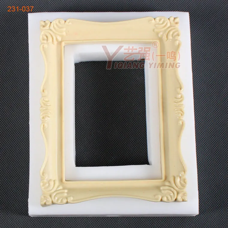 

Molds new product free shipping USA silicone picture frame mold fondant cake decorating tools novelty item silicone cake mold