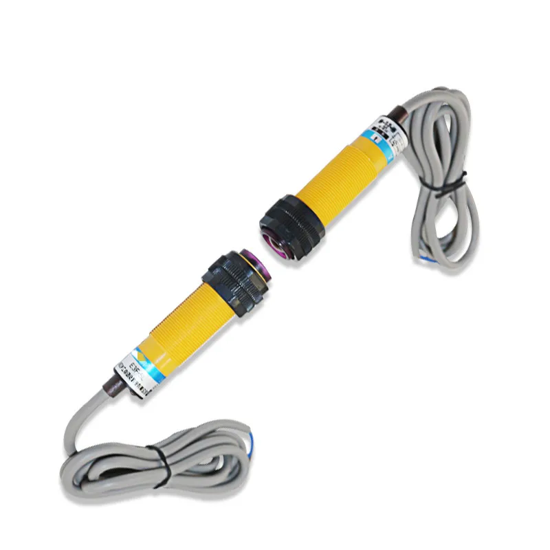 Фотоэлектрический датчик, E3F-5DP1 5L, PNP, 3-wire НЕТ, диаметр 18 мм 6-36VDC