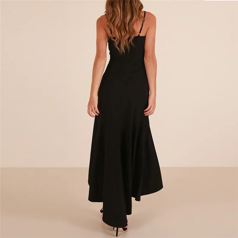 Fashion summer dress 2018 Beach dress Women Sexy Boho  Evening Party Sleeveless Casual long Dress vestido robe J12#N (5)