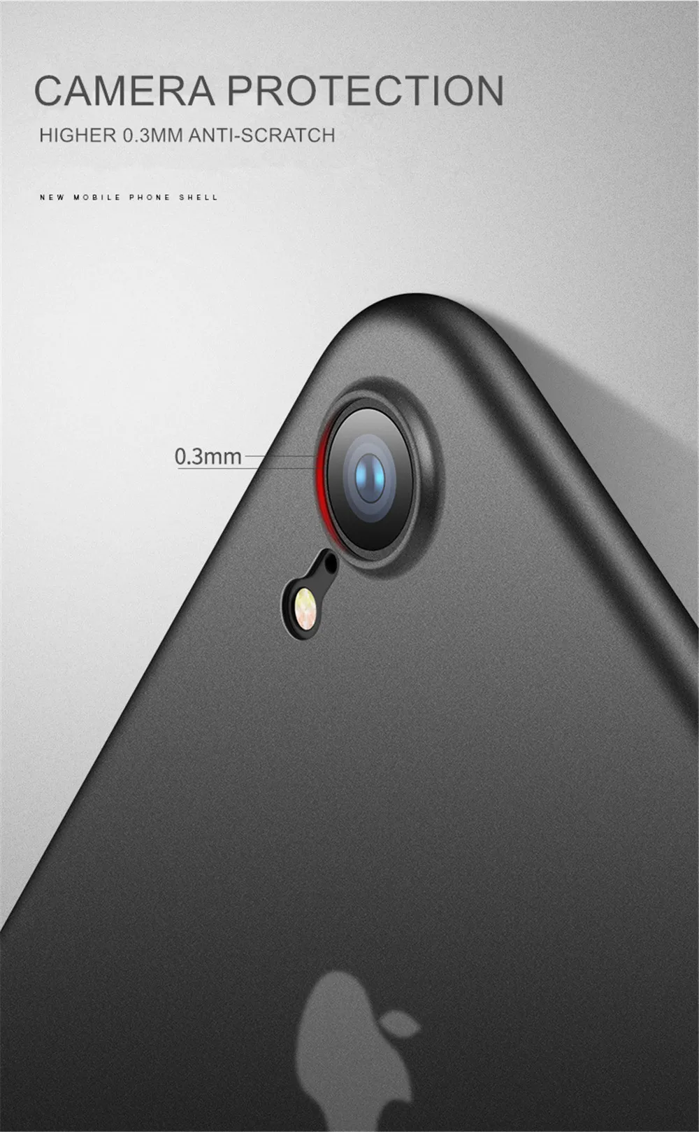 Ultra Mince Mat Transparent PP Téléphone étui pour iPhone 7 X XS XR XS Max 0.4mm Mince Couverture Arrière Pour iPhone 6 6 s 7 8 Plus 5 5 S SE 9
