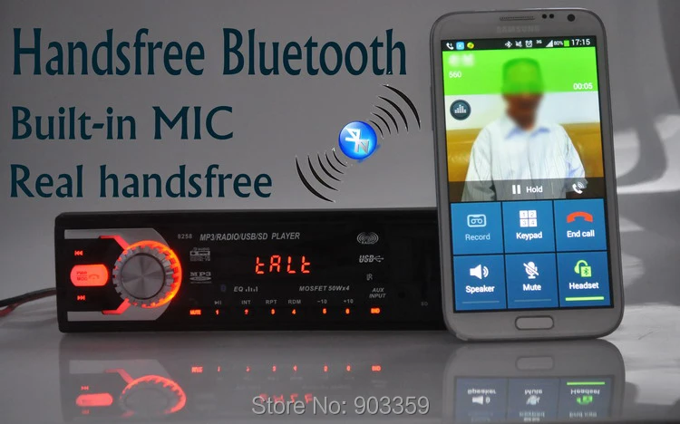 Авторадио 12 в Bluetooth автомобильное радио MP3 плеер аудио стерео карта SD MMC USB fm-радио Aux-in пульт дистанционного управления радио-Кассетный проигрыватель