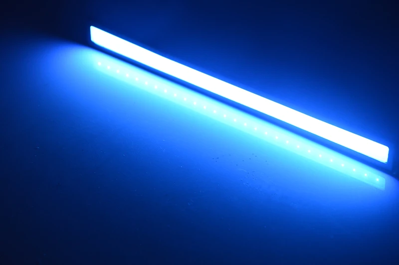 Универсальный 17 см COB DRL Светодиодный дневной ходовой светильник авто лампы внешнего освещения для автомобиля ватерпроо автомобильный Стайлинг белый красный синий