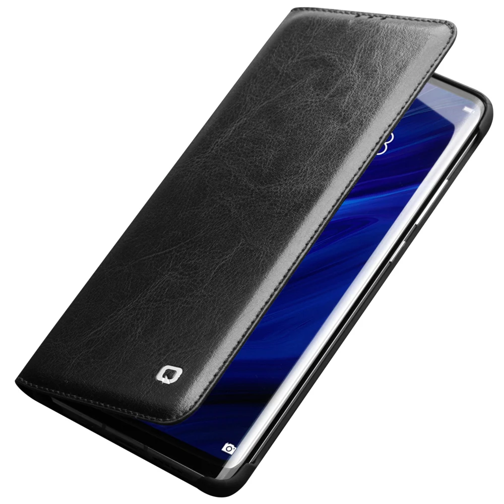 

QIALINO For Huawei P30 Case Genuine Dermis Leather Phone Case For Huawei P30 Pro Flip Cover with Stand Wallet Bag Card Holder