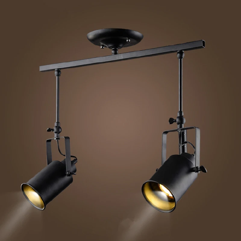Us 44 64 20 Off Loft Vintage Led Track Lights Wrought Iron Ceiling Lamps Clothing Bar 5w Spotlight American Style Rod Spot Lighting In Us 44 64 20 Off Loft Vintage Led Track Lights Wrought Iron Ceiling Lamps Clothing Bar 5w Spotlight American Style Rod Spot Lighting In