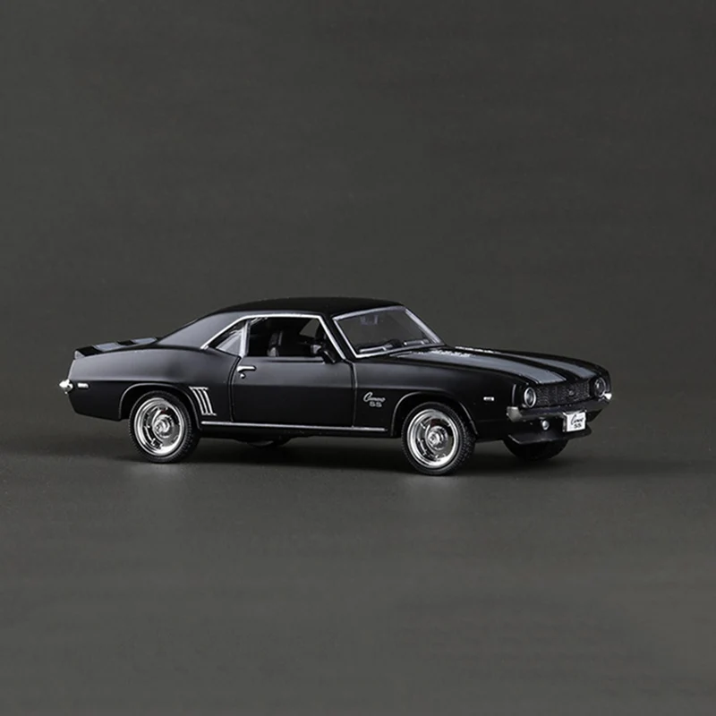 Имитация игрушечного автомобиля Camaro SS 69 в масштабе 1:36 копия мини из сплава
