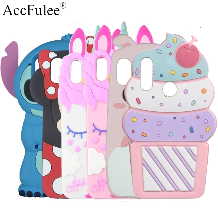 

Cute Stitch Rabbit Horse Case For Xiaomi Redmi 6 Pro 6A Hongmi6 Pro Soft Cat Cover Ice Cream Stitch Phone Shell