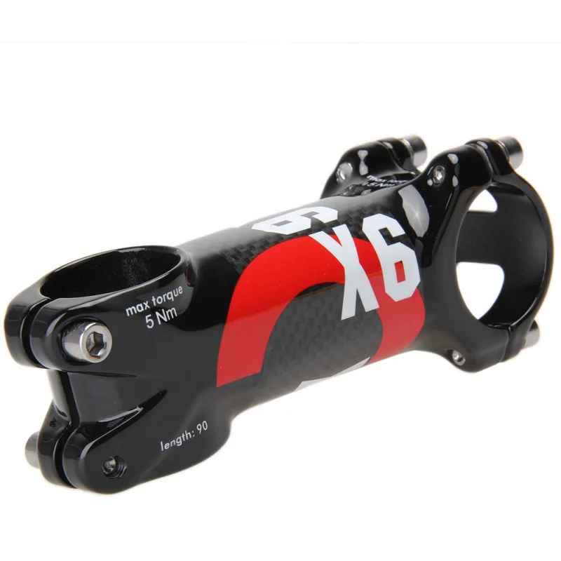 

80-110mm Bike Carbon Handlebar Ultralight Stem 31.8 mm BMX MTB Road Bike Carbon Stem Handlebar Cycling Bicycle Parts Accessories
