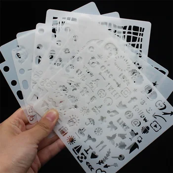 

KSCRAFT 8pcs/set Layering Stencils for DIY Scrapbooking/photo album Decorative Embossing DIY Paper Cards Crafts