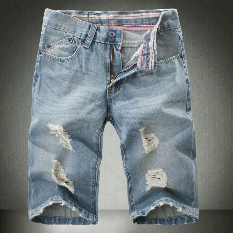 cut up jean shorts mens