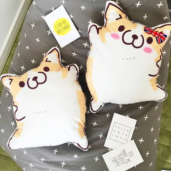 

Candice guo! super cute plush toy anime couple fat puppy pet Shiba dog cushion waist pillow lover birthday Christmas gift 1pc