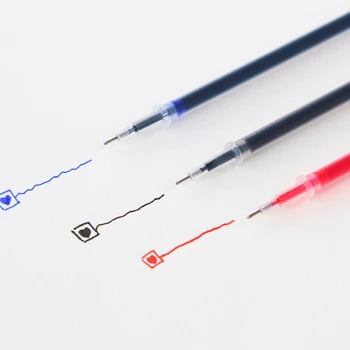 

0.38mm 10pcs/lot Pen Refill Office Signature Rods For Handles 0.5mm Red Blue Black Ink Refill Office And School Supplies hyq