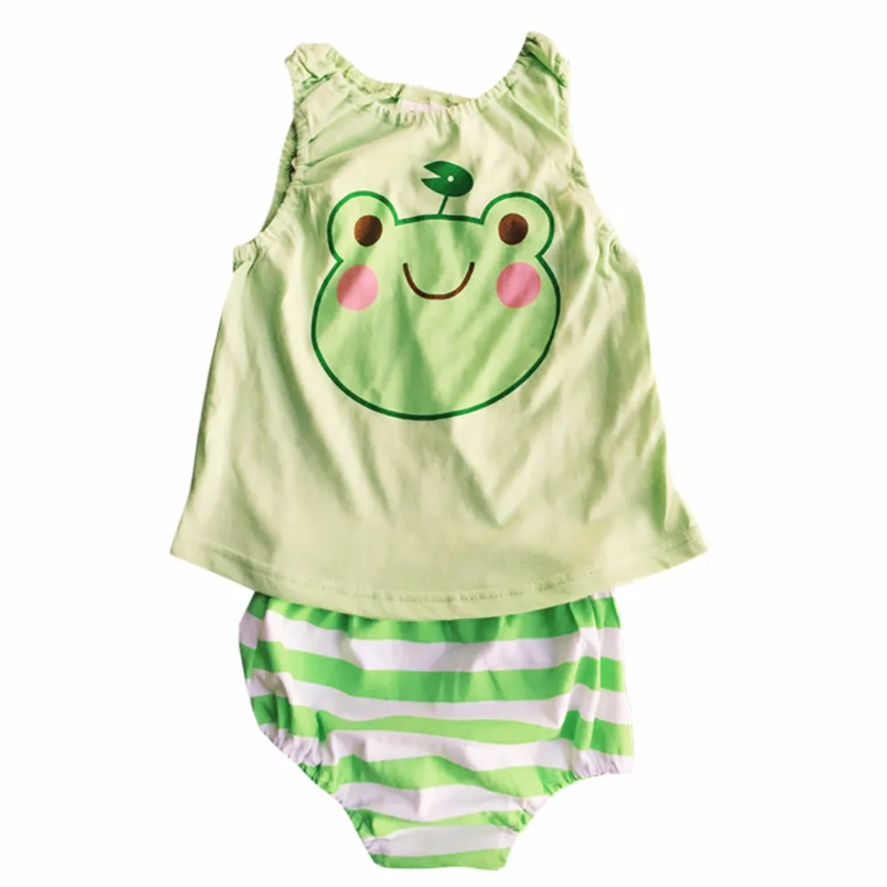 

Toddler Baby Summer Clothing Sets Cartoon Baby Romper Infant Jumpsuits Baby Boy Outfits 2Pcs