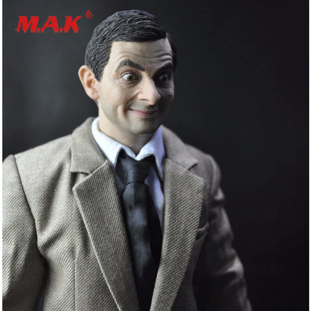 

High Quality 1:6 Scale Male Head Sculpts Humor Male Star Mr. Bean Rowan Atkinson Model fit 12" Action Figure for Collection