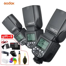 Godox v860ii 카메라 플래시 gn60 hss ttl 스피드 라이트 플래시 트리거 손전등 캐논 니콘 소니 올림푸스 후지 필름 동기화(China)