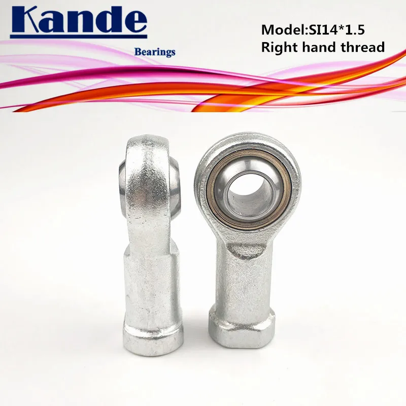 

Kande подшипники 2 шт тонкая резьба SI14x1.5 SI14 M14x1.5 тонкая резьба SI14T/Kx1.5 Правосторонняя резьба SI14 * 1,5