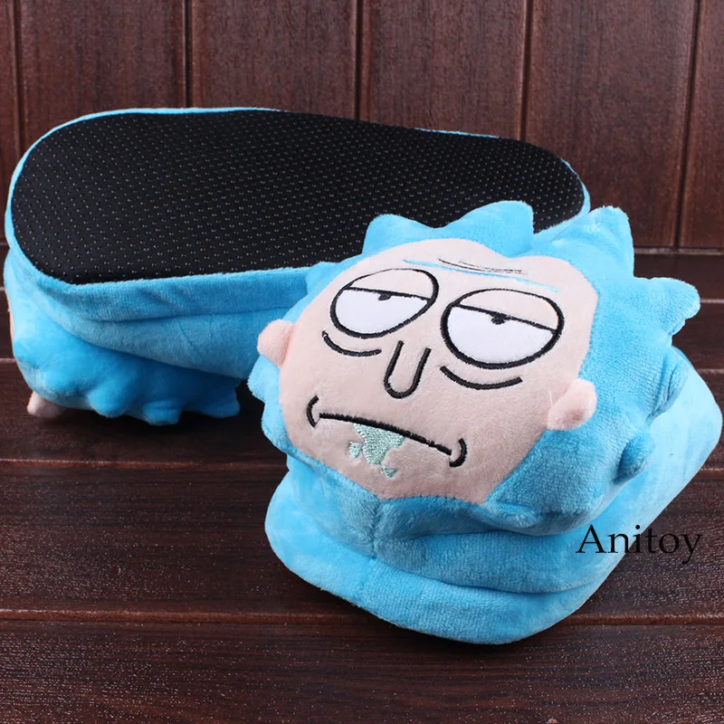 Ceny Rick i Morty Rick Morty klapki pluszowe buty dom dom zimowe nadziewane kapcie pluszowe zabawki 28cm