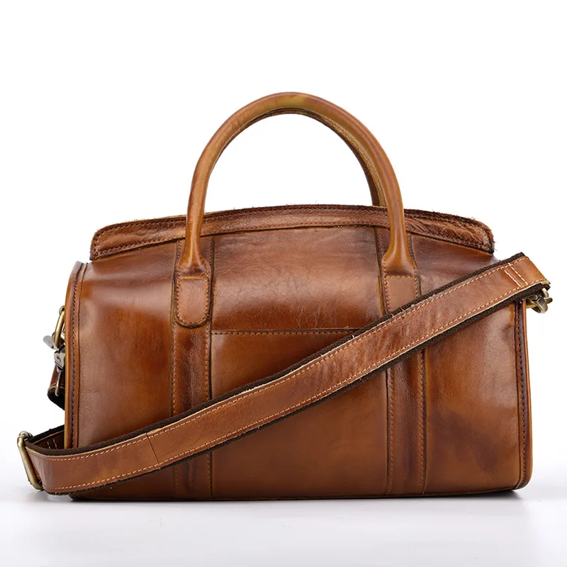 Ms Europe and the United States fashion leather retro pillow bag Ms. Europe and the United States fashion leather retro brush sh