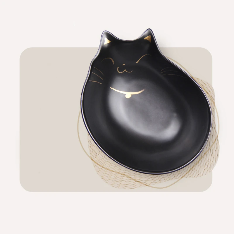 Керамическая миска для кошачьего корма @ HE кормушки домашних животных в форме