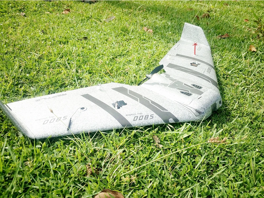 Рептилия S800 V2 SKY SHADOW 820 мм размах крыльев серый FPV EPP летающее крыло Racer RC самолет