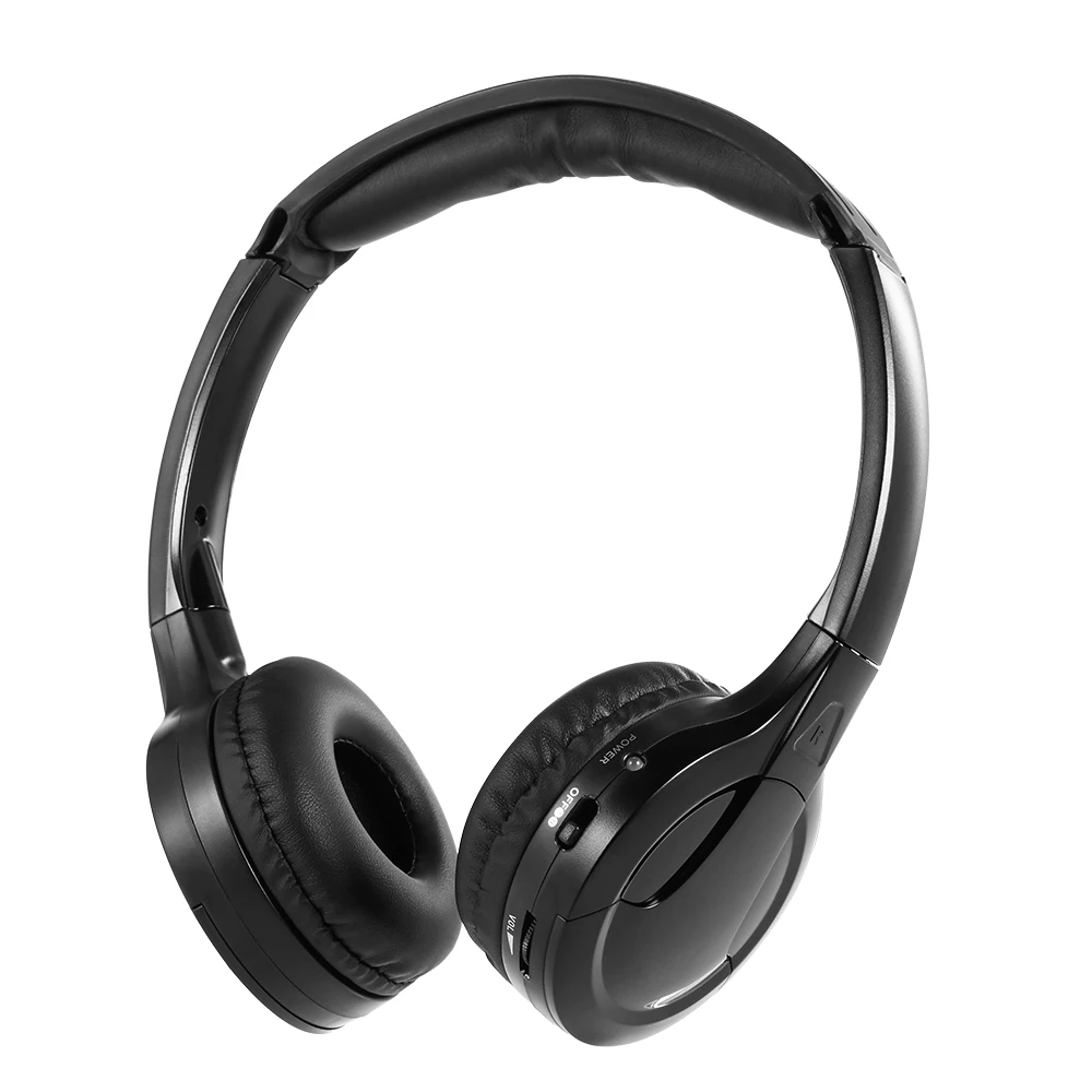 sleep headphones High quality IR Infrared earphones Wireless Car Headphones Stereo Headset Dual Channel Wired Earphone for In-car DVD Player bluetooth headphones