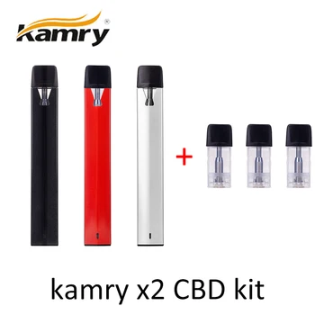 

2019 Newest Kamry X2 CBD kit built-in 320mah battery pod system with 3 pods 1.5ml capacity vape pod vs OVNS saber jull minifit